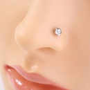 Bijoux piercing anneau de nez magntique toile  cinq branches clout de diamants en acier inoxydablepicture6