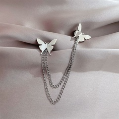 Mode nouvelle broche papillon en métal broche d'ornements de vêtements détachables
