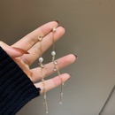 Koreanische lange Kette mit nachgemachten Perlenpicture9