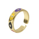 trend copper dripping oil devils eye open ring female creative ring jewelrypicture10