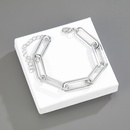 European and American hiphop metal hollow chain braceletpicture8
