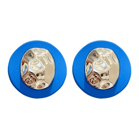 New Korean Style Stud Earrings Round Metal Irregular Earrings  NHENY565172's discount tags