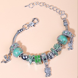 Retro Kristall Perlen Armband DIY Handgemachte Bunte Glas Perlen Armbandpicture8