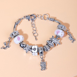 Retro Kristall Perlen Armband DIY Handgemachte Bunte Glas Perlen Armbandpicture11