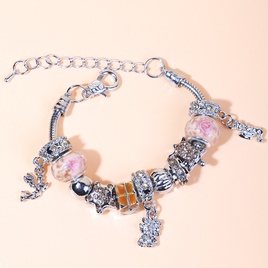 Retro Kristall Perlen Armband DIY Handgemachte Bunte Glas Perlen Armbandpicture12