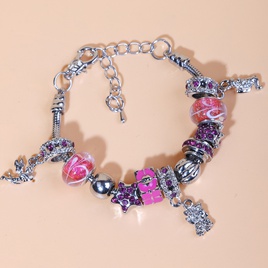 Retro Kristall Perlen Armband DIY Handgemachte Bunte Glas Perlen Armbandpicture14