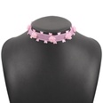 crossborder simple singlelayer creative necklace sand material resin elegant necklacepicture14