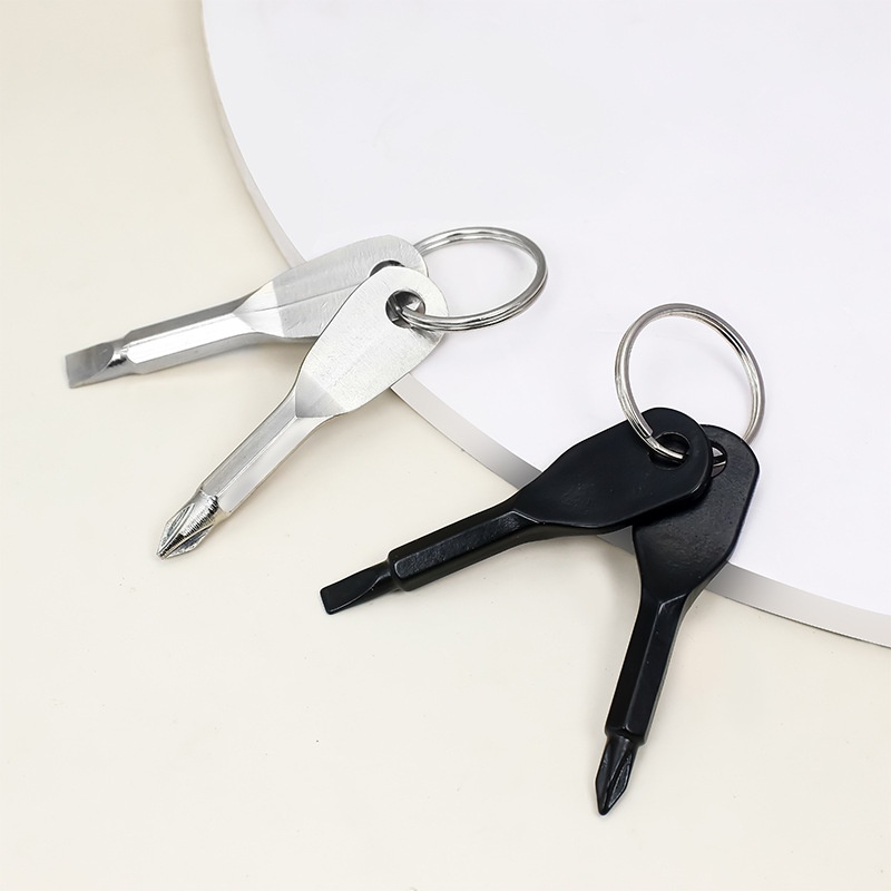Keychain Screwdriver Pendant Slotted Phillips Keychain