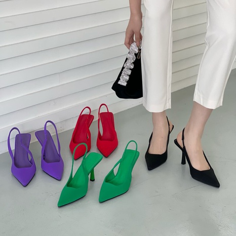Neue Mode spitze High Heels Stiletto Damensandalen's discount tags