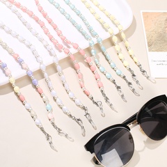 Cartoon Kinder Macarons Brillenkette Anti-verlorenes Schlüsselband Kreative Perlenbrille Maskenkette