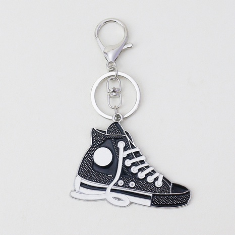 Creative mini simulation alloy canvas shoes keychain pendant  NHAP565938's discount tags
