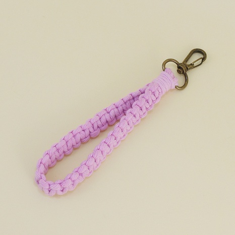 Creative braided rope key chain couple key ring car key chain's discount tags