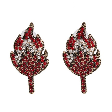 new retro leaf personality earrings ear jewelry wholesale NHJJ566262's discount tags