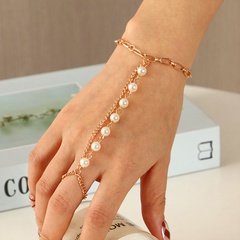 European and American Bohemian simple pearl chain creative bracelet jewelry