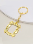 European and American fashion jewelry new frame keychainpicture13