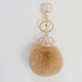 Fashion Fur Plush Crown Keychain Alloy Pendant Fashion Plush Bag Pendant Wholesalepicture11
