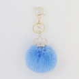 Fashion Fur Plush Crown Keychain Alloy Pendant Fashion Plush Bag Pendant Wholesalepicture16
