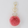 Fashion Fur Plush Crown Keychain Alloy Pendant Fashion Plush Bag Pendant Wholesalepicture21