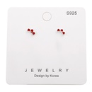 Exquisite classic red heart earringspicture8