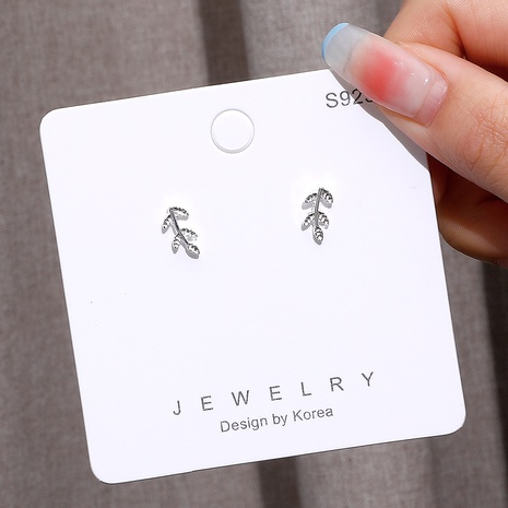 Fashion leaf shape earrings wholesale's discount tags