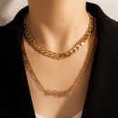 hiphop simple short thick chain singlelayer necklace wholesalepicture22