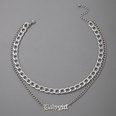 hiphop simple short thick chain singlelayer necklace wholesalepicture29