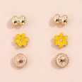 Small yellow flower earrings set fashion accessories NHHUQ509112picture12