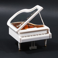 Mode pour enfants Piano Music Box Toy Clockwork Home Toy