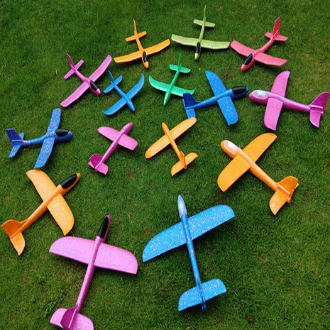 48cm grand avion en mousse lancé à la main glisse manoeuvre vol modèle d'avion jouet pour enfants's discount tags
