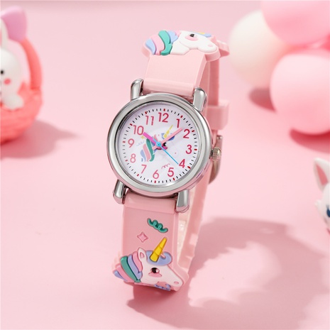 Reloj de cuarzo con patrón de unicornio lindo para niños nuevos's discount tags