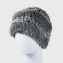 fashion rabbit fur fisherman hat autumn and winter warmth plush padded hatpicture10