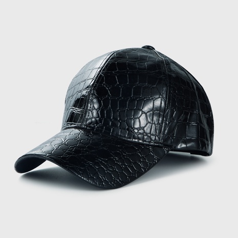 Imitation crocodile leather texture baseball cap wholesale's discount tags
