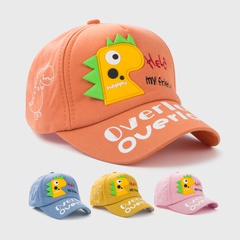 Children's dinosaur letter hat baby cartoon baseball outing leisure cap cute sunshade cap