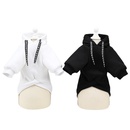 Fashion hooded dog sweater thickened warm pet clothing fashion casual twolegged dog clothespicture6