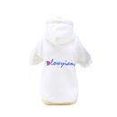 Fashion hooded dog sweater thickened warm pet clothing fashion casual twolegged dog clothespicture8