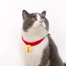 New Year Christmas collar adjustable wool knitted cat dog bib knitted bell pet accessoriespicture6