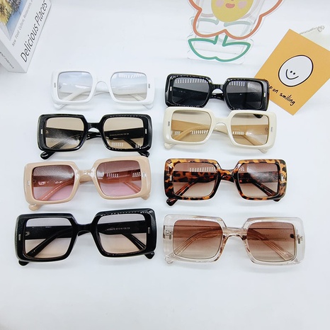 lunettes de soleil tendance transfrontalières petites lunettes de soleil hip-hop carrées lunettes de forme concave NHBA508255's discount tags