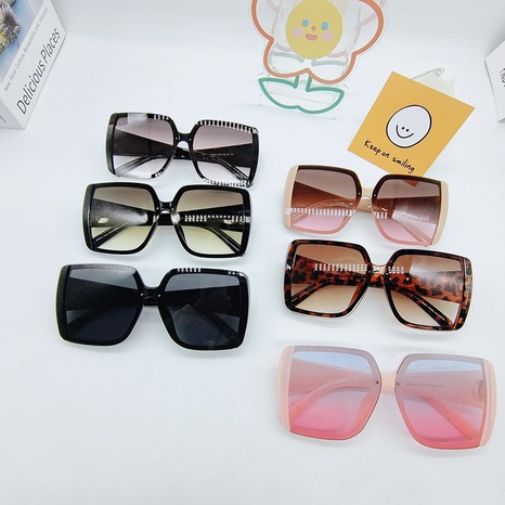 neue big box sonnenbrille grenzüberschreitende mode sonnenbrille trendige dünne sonnenbrille's discount tags
