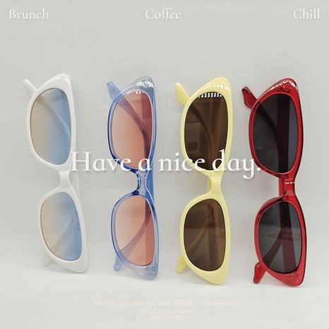 new cat eye sunglasses trend glasses fashion PC frame cross-border hot sunglasses's discount tags