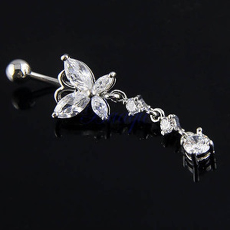 crystal zircon shiny human body piercing belly button's discount tags