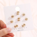 simple fashion Golden stud earrings set NHHUQ509054picture9