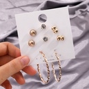fashion vintage golden big round earrings earrings NHHUQ509039picture9