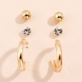 fashion geometric inlaid rhinestone earring set NHHUQ509027picture12