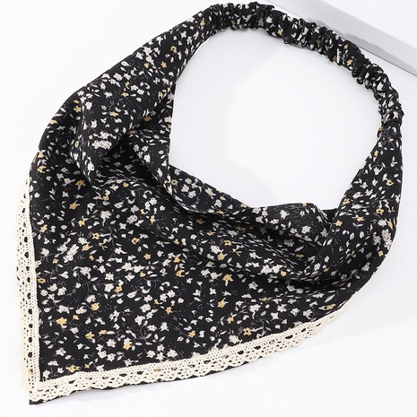 new floral triangle scarf elastic headband wholesale's discount tags