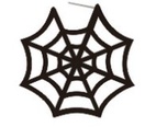 Halloween Schwarz Scary Spinnennetz Fledermaus Krbis Mond Sarg Herz Schdel Ohrringepicture19
