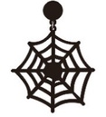 Halloween Schwarz Scary Spinnennetz Fledermaus Krbis Mond Sarg Herz Schdel Ohrringepicture20