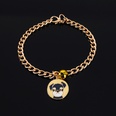 metal collar gold chain dog cartoon pendant collar adjustable pet accessoriespicture29