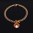 metal collar gold chain dog cartoon pendant collar adjustable pet accessoriespicture34