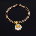 metal collar gold chain dog cartoon pendant collar adjustable pet accessoriespicture44