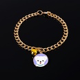 metal collar gold chain dog cartoon pendant collar adjustable pet accessoriespicture46